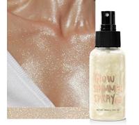 Maquillaje Iluminador Body Shimmer, Body Luminizer, Aceite para el Cuerpo Brillante, Liquid Body Highlighter Loción iluminadora para la Cara y el Cuerpo, Brillo de Alta Intensidad y Duración-01