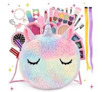 Maquillaje para Niñas, Anpro Kit de Maquillaje Niñas, Juego de Maquillaje para Niños Maquillaje Lavable y Seguro para Niñas, Juguete de Maquillajepara cumpleaños 3 4 5 6 7 8 9 10 Años