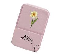 Maquillaje plegable portátil con espejo con soporte ajustable, pequeño bolso de mano rectangular con espejo para viajes y uso diario, elegante cosmético compacto, a, Talla única