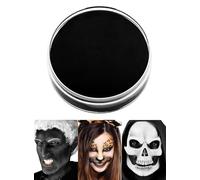 Maquillaje profesional de teatro - negro - Set de maquillaje crema - Caja de maquillaje - Halloween Carnaval Fiesta temática