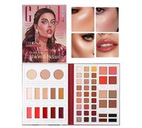 Maquillaje Sombra de Ojos 52 Colores Mate Satinado Contorno
