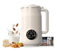 Máquina 8 en 1 para hacer leche de nueces, máquina automática de leche de soja de 50 onzas con 10 cuchillas, licuadora para leche a base de plantas, avena, almendras, jugo, pasta de arroz y más con