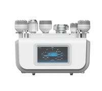 Máquina adelgazante corporal de cavitación 6 en 1 de 40 K: aspiradora multipolar RF con martillo frío para reducción de celulitis y estiramiento de la piel, cavitación ultrasónica para eliminar grasa