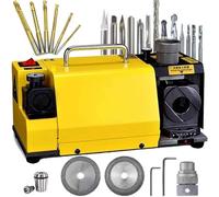 Máquina afiladora de brocas, ángulo de punto ajustable de 95° a 135°, afila brocas de 3-13 mm/3-15 mm, 4400 rpm para molienda multiusos