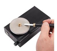 Máquina afiladora de cuchillos de grabado, máquina rectificadora de herramientas de tallado, con 3 discos abrasivos, pulidora de amoladora más grave for cortador de grabado, manualidades(Plug-in)