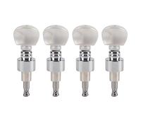 Máquina Afinadora con Engranajes, Máquina con Engranajes para Banjo, Apariencia Elegante, Clavijas Perladas para Banjo, Cabezal de Máquina con 4 Teclas de Tono para Instrumentos
