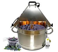 Máquina agitadora automática de mermelada de salsa, comercial de 10 L con raspador de 2 cuchillas, acero inoxidable, diseño de uso múltiple para salsas, mermeladas, bases de sopa