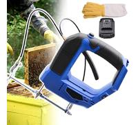 Máquina agitadora de abejas portátil, coctelera eléctrica de colmena con 4 velocidades, batería de 2000 mAh, abrazadera dentada reforzada para gestión de colmenas