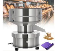 Máquina agitadora de tamiz vibratorio, tamiz eléctrico de 50 W para harina y polvo, malla 60, capacidad de procesamiento de 3 kg/h, 1350 r/min, tamiz automático para líquidos y partículas