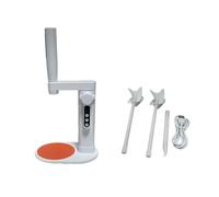 Máquina agitadora profesional de colofonia, configuración de 5 velocidades, mezcla hacia adelante y reversa, base antideslizante para trabajos continuos de manualidades epoxi, accesorios de arte de