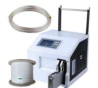 Máquina aglutinadora eléctrica para gestión industrial de cables y envasado de alimentos, sensor de alta sensibilidad, panel táctil de 4.3 pulgadas