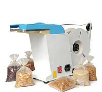 Máquina agrupadora automática para alimentos, sellador de alambre de amarre giratorio para pan, flores, manualidades, sellado hermético de 4 ciclos, diámetro ajustable de 0,1 a 1,2 mm, esencial para