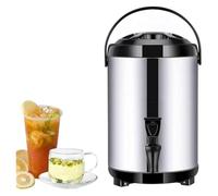 Máquina Agua,Termo para Agua Caliente Acero Inoxidable - Dispensador de Agua 8L/10L/12L, con Grifo Antigoteo, Ideal para Oficina, Eventos y Cafeterías