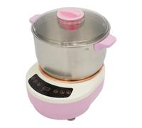 Máquina amasadora de masa 304 de acero inoxidable 7L, gran capacidad, totalmente automática con vaso medidor y cuchara medidora, 25-38 °C, fermentación termostática, temporizador inteligente, 29 x 24