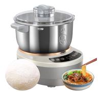 Máquina Amasadora De Masa Eléctrica De 5l/7l, Amasadora De Masa Antiadherente De Acero Inoxidable Con Función De Fermento, Temporizador Y Panel Táctil, Para Pan, Galletas, Pizza, Bollos O Albóndig 7L