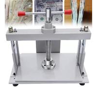 Máquina aplanadora de papel A5, A4, A3, doble carril guía de 1500 kg de alta presión, prensa manual de encuadernación, para oficina de recursos humanos y finanzas (A4)