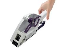 Máquina aplicadora de etiquetas de mano, pistola de código de barras portátil rápida para etiquetas de 20-75 mm en botellas, paquetes, equipaje y libros