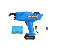 Máquina Atadora de Barras 8-34mm Máquina Atadora Eléctrica 0,8mm Alambre de Atar Máquina Atadora de Acero 4500mAh con 2 Baterías de Iones de Litio y 1 Pinzas