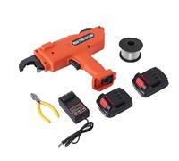 Máquina atadora de barras de refuerzo, herramienta automática de atado de barras de refuerzo, herramienta de amarre de barra de acero eléctrica con batería de 12 V, herramienta de mano para