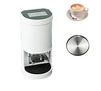 Máquina Automática, Compactador de Espresso Eléctrico 58mm | De 1 a 3 Niveles Presión, Pantalla Táctil LCD Digital, Uso Doméstico, for Prensar Café Espresso en Polvo(White,Threaded)