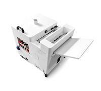 Máquina automática de agitación y secadora de polvo DTF de 13.4 pulgadas, máquina automática de agitación de polvo adhesivo de TPU para impresión DTF (blanco)