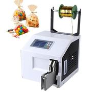 Máquina Automática de Alambres de Torsión, Máquina de Atado con Sellado de Alambre Dorado con Pantalla Digital, Máquinas para Atar Arneses de Cables, Apagado Automático por Falta de Material