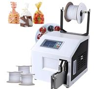 Máquina automática de amarre por torsión para sellado de alimentos, diámetro de agrupación de 5 a 30 mm, longitud de cable de 70 a 128 mm, equipo de agrupación de cables