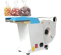 Máquina automática de amarre por torsión para sellar y agrupar, incluye 1 rollo de bridas metálicas, ideal para cerrar bolsas de pan, dulces, regalos y mucho más