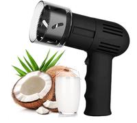 Máquina automática de apertura de coco, perforadora eléctrica con raspador, taladro inalámbrico para cocos jóvenes y maduros, herramienta de apertura profesional para uso doméstico y comercial
