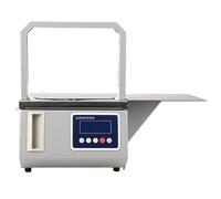 Máquina automática de bandas de cinta termofusible, empaquetadora rápida de verduras, flejado eléctrico pequeño con conteo