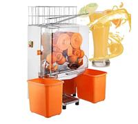 Máquina Automática De Bebidas Y Jugos, Ranura De Alimentación Grande De 40~80 Mm, Eficiencia: 20 Naranjas/min, Separación De Jugo Y Pulpa