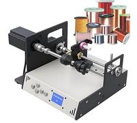 Máquina automática de bobinado de bobina con alineación automática de cables para transformadores de tubo, alambre esmaltado y alambre de soldadura