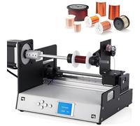 Máquina automática de bobinado de bobinas, herramienta de conteo de bobinado eléctrico para transformadores de tubo, alambre esmaltado y alambre de soldadura, con alineación automática de cables