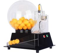 Máquina automática de bolas de lotería para fiestas y entretenimiento de juegos, máquina eléctrica de dibujo de bolas de bingo con 60 bolas, ideal para lugares y centros comerciales