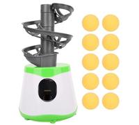 Máquina Automática de Bolas Entrenador de Tenis de Mesa Robot Lanzador de Pong Lanzador Ejercitador con 10 Bolas para Niños
