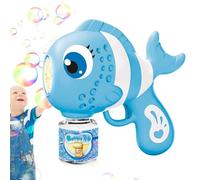 Máquina automática de burbujas de jabón, fabricante de burbujas portátil con luz y sonido, dispensador de jabón portátil para cumpleaños infantiles, Pascua, fiestas en el jardín, bañera