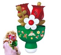 Máquina Automática De Burbujas,Juego Interior Exterior Con Forma De Ramo,Máquina De Burbujas Para Niños Con Luces De Colores | Para Fiestas Escuelas Parques Celebraciones Vacaciones Verano Parques Inf