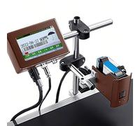 Máquina automática de codificación de inyección de tinta, codificador de lotes de fecha, impresora en línea para texto y números, equipo de marcado de línea de producción
