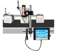 Máquina automática de codificación por inyección de tinta, impresora térmica de alta precisión para marcas de logotipo de código de barras de lote de fecha en línea de producción