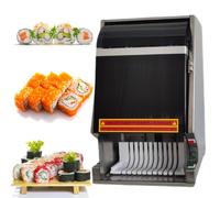 Máquina Automática de Corte de Rollos de Sushi para 8/10/12 Piezas, Cortadora Multifuncional de Rollos de Sushi, con Cuchilla Afilada, Ahorra Tiempo y Esfuerzo, para Restaurante,Cocina,Snack Bar,8pcs