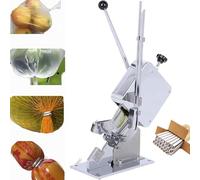 Máquina automática de descascarado de castañas, pelador eléctrico comercial con cuerpo de acero inoxidable, cuchillas de aleación para alta apacidad de lote de 1 a 3 kg, 220 V/12 V de