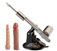 Máquina Automática de Empuje y Rotación para Hombres y Mujeres, Dispositivo Manos Libres de Alta Velocidad 600 RPM con Accesorio de Silicona Realista y Ventosa, Juguete Portátil para Parejas y Uso Ind