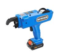 Máquina automática de encuadernación Rebar Tying con 2 baterías de litio y caja de herramientas, 12 V, máquina de encuadernación de hormigón armado para puentes, carreteras, túneles