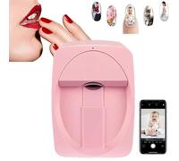 Máquina automática de impresión de uñas, impresora digital móvil para arte de uñas, control WiFi/USB, función de bricolaje para entusiastas del salón de uñas en casa
