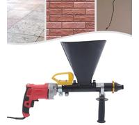 Máquina automática de lechada de cemento de mortero, herramienta de calafateo eléctrica, dispositivo de lechada portátil para puertas y ventanas con 2 boquillas
