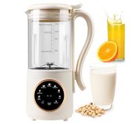 Máquina automática de leche de nueces, 1400 ml, máquina automática de leche de almendras con 16 cuchillas, máquina de leche de soja para leche vegetal casera, avena, soja, bebidas sin lácteos