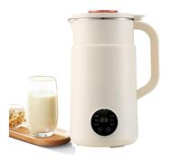 Máquina automática de leche de nuez de 27 oz, máquina de leche a base de plantas de almendra, soja y avena | Auto limpieza, inicio retrasado, mantener caliente, hervir agua, color blanco hueso