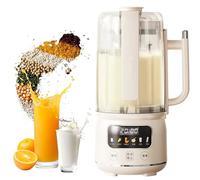 Máquina automática de leche de soja, 1500 ml, con inicio retardado, limpieza automática, control de temperatura y 12 cuchillas para soja, gachas, jugo y maíz