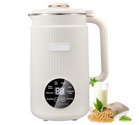 Máquina automática de leche de soja de 1,5 L, 9 en 1, con pantalla LED táctil inteligente, 10 cuchillas, temporizador de 12 horas, autolimpieza, mantiene el calor, para uso doméstico
