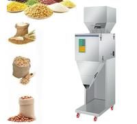 Máquina automática de llenado de polvo: pesaje inteligente y llenado cuantitativo con interruptor de pie, llena de 6 a 12 paquetes por minuto para frijoles, semillas y granos
